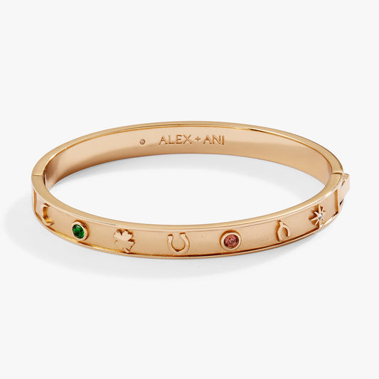 Lucky Hinge Bangle Gold