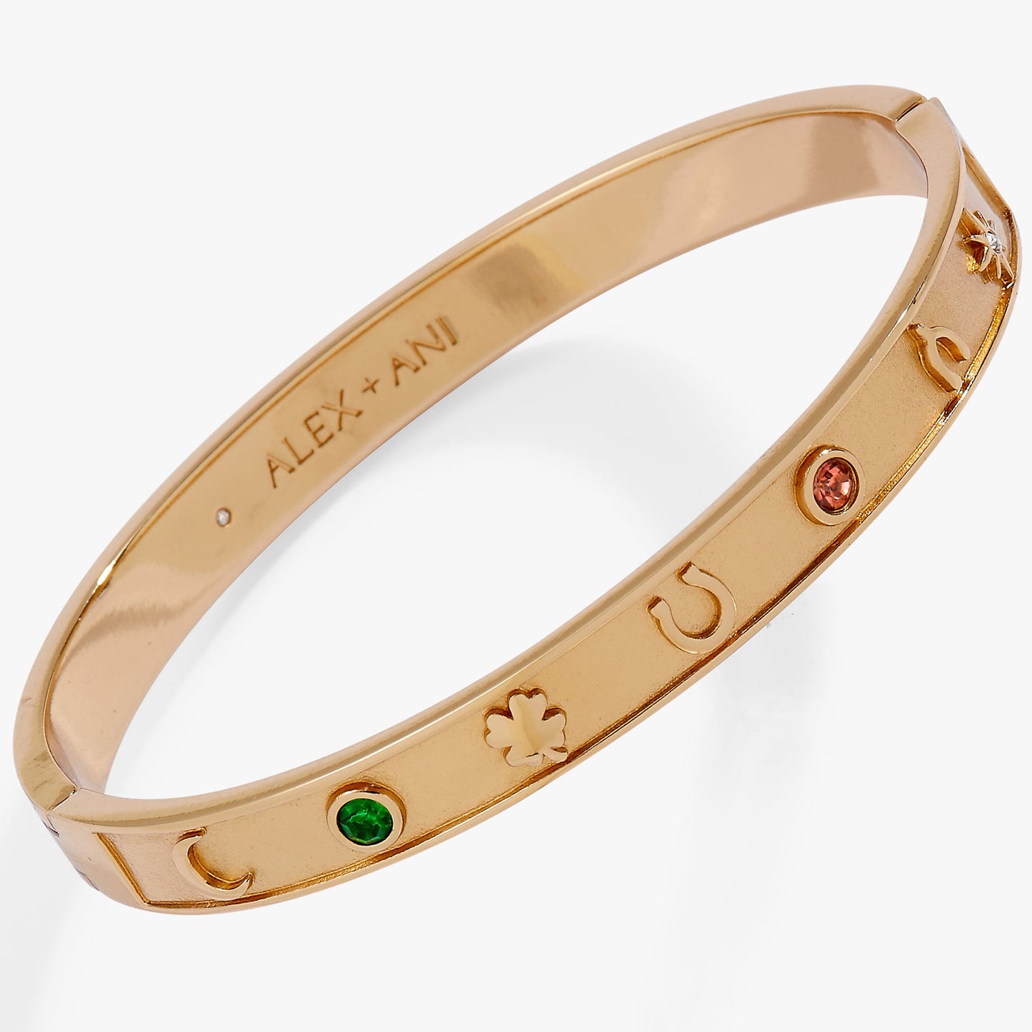 Lucky Hinge Bangle Gold