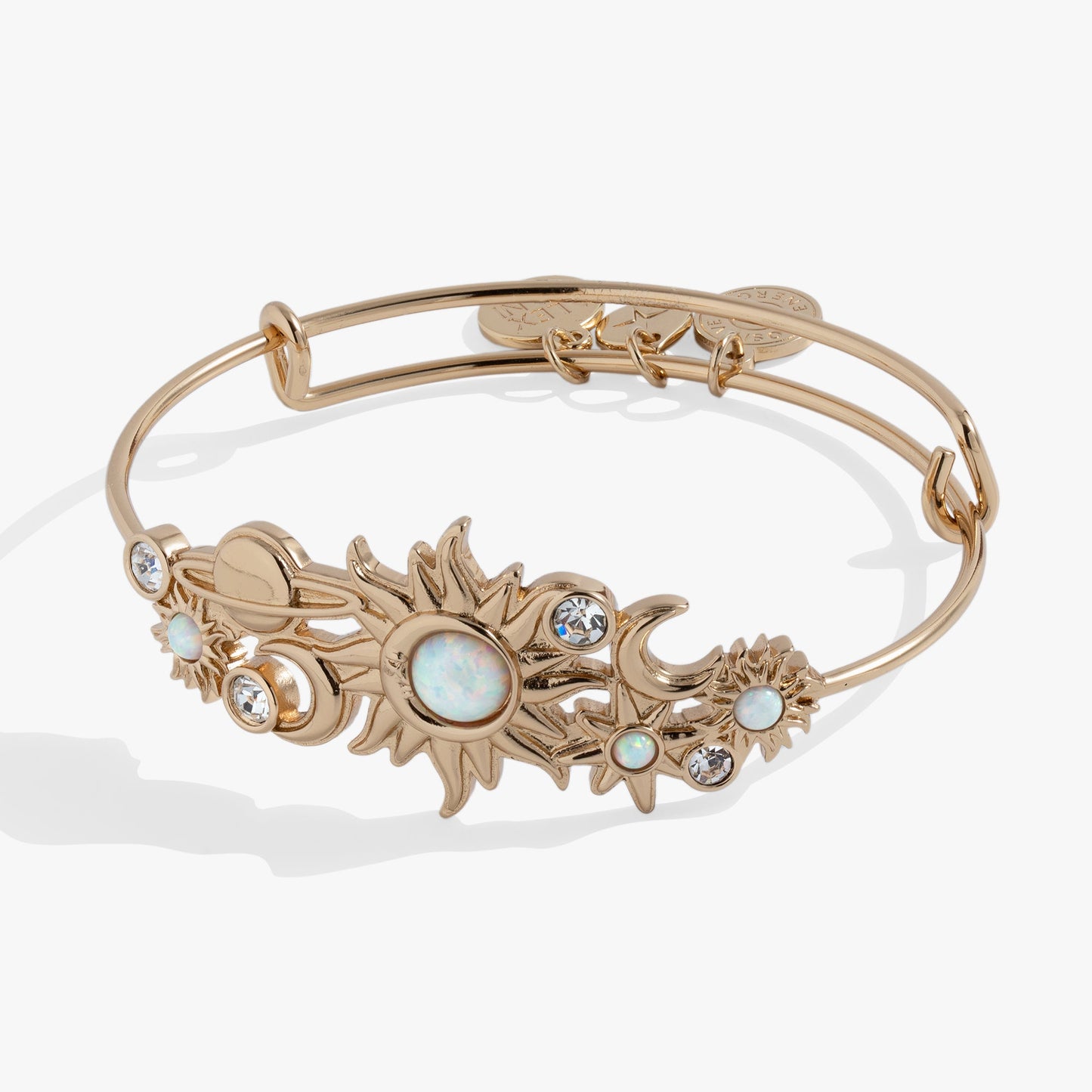 Celestial In-Line Bangle Gold