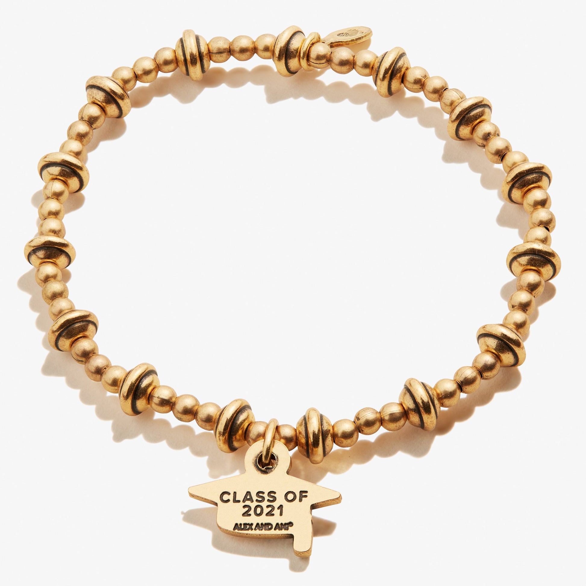 Class of 2021 Stretch Bracelet - Alex and Ani Rafaelian Silver