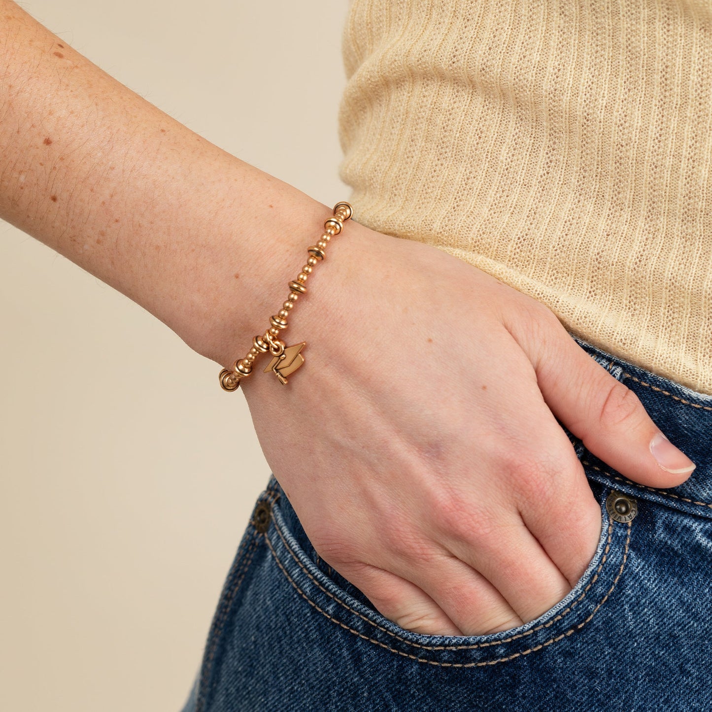 Class of 2021 Stretch Bracelet - Alex and Ani Rafaelian Silver