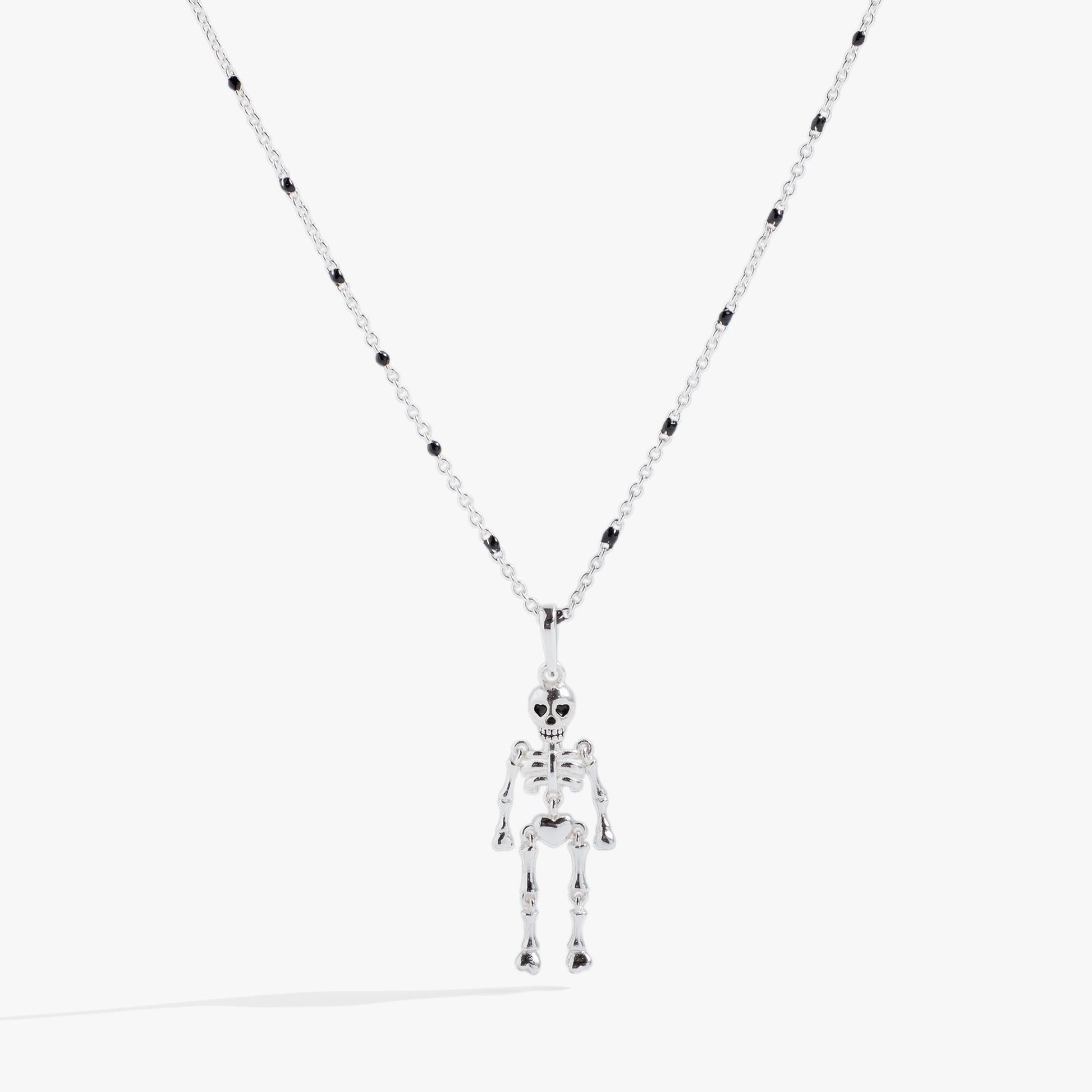 Skeleton Necklace Silver