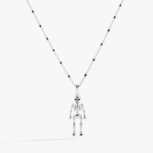 Skeleton Necklace Silver