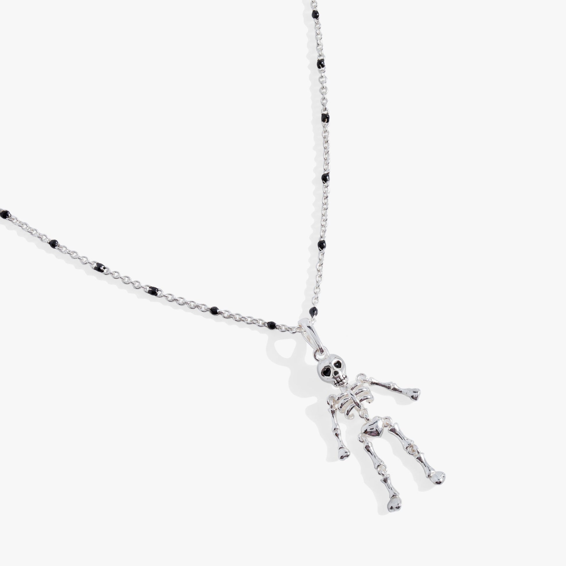 Skeleton Necklace Silver