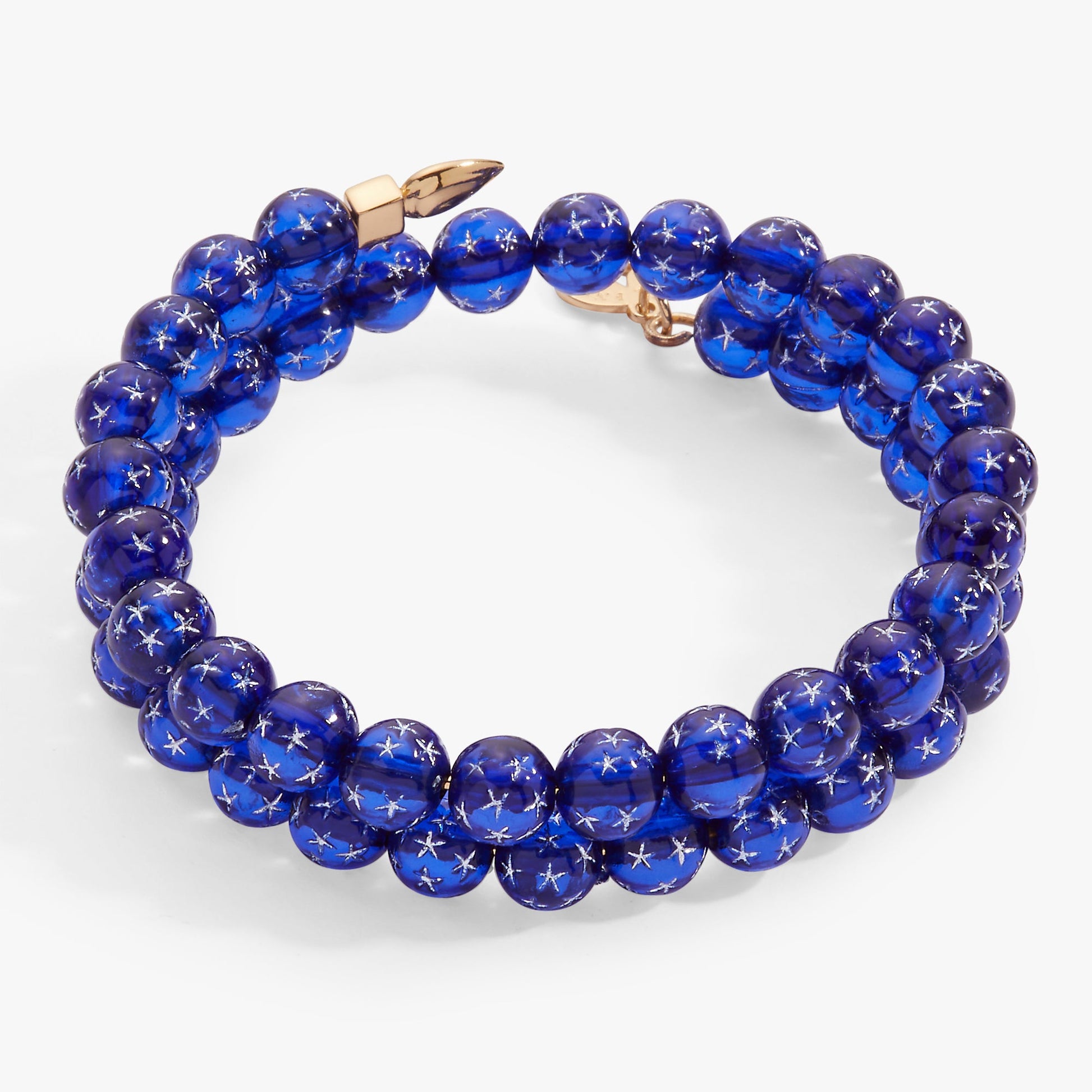Moon Magic Beaded Wrap Bracelet Gold
