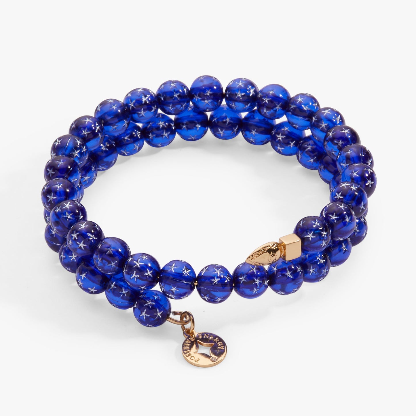 Moon Magic Beaded Wrap Bracelet Gold