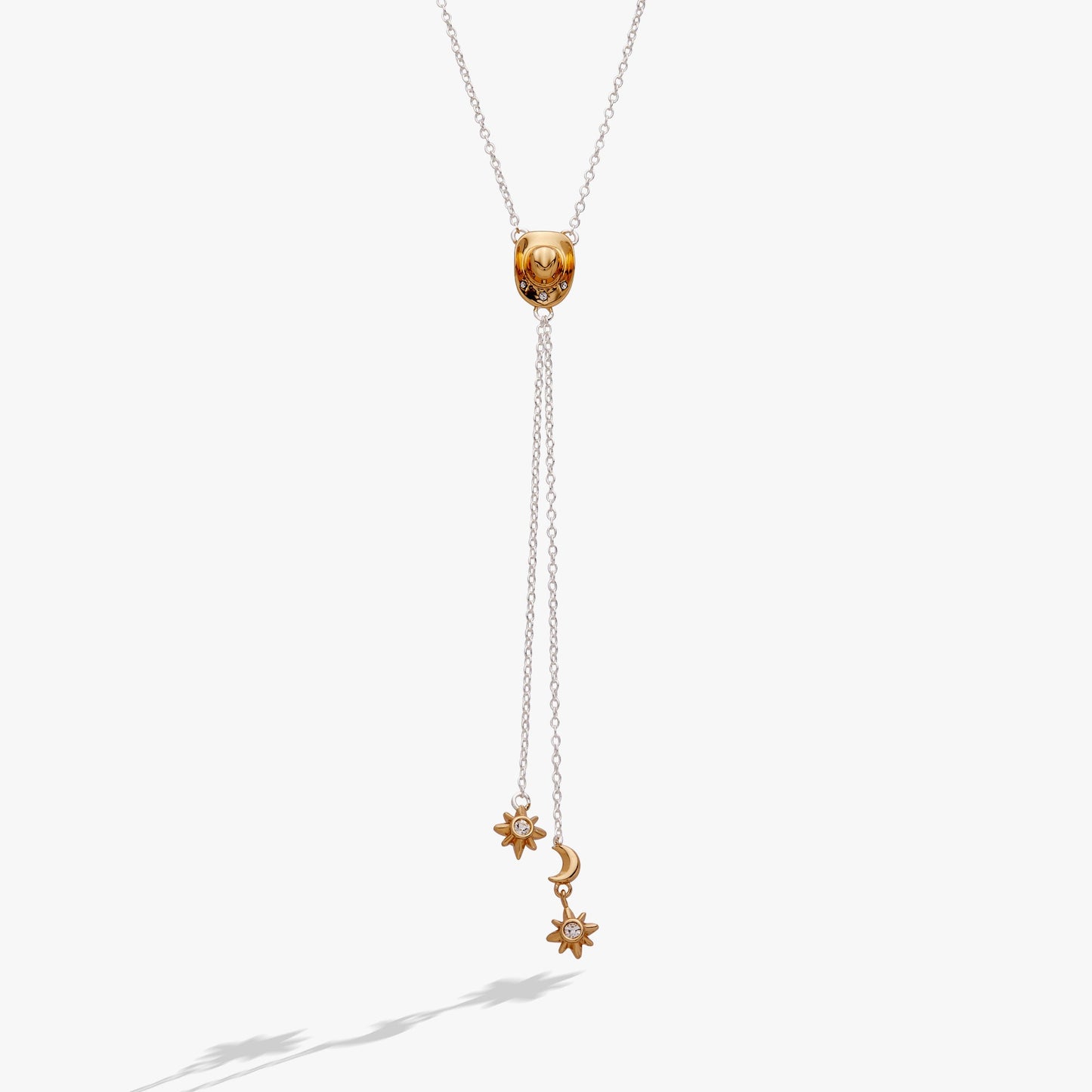 Cosmic Cowgirl Bolo Necklace Two Tone