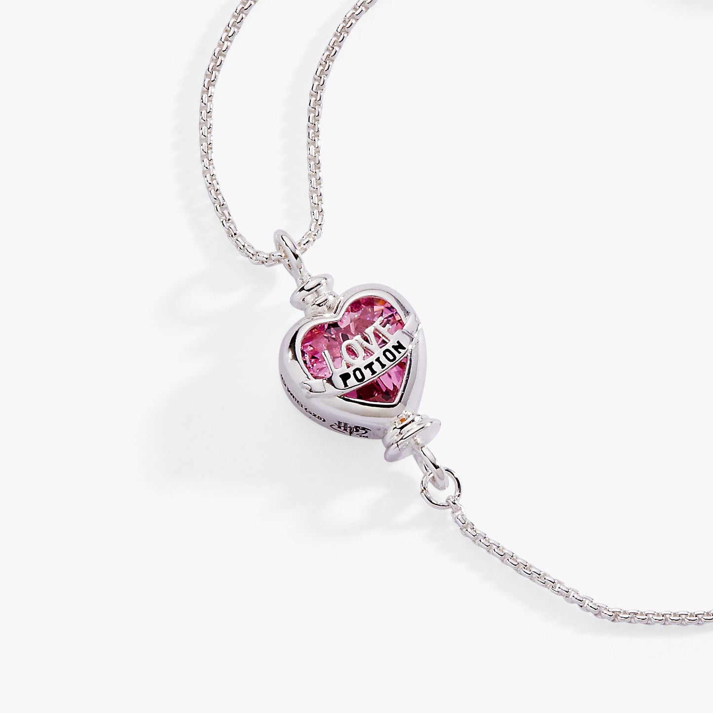 Harry Potter™ Love Potion Crystal Pull Chain Bracelet Silver