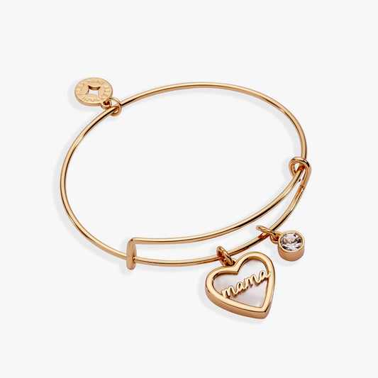 BILY Mama MOP Heart EWB Duo Gold