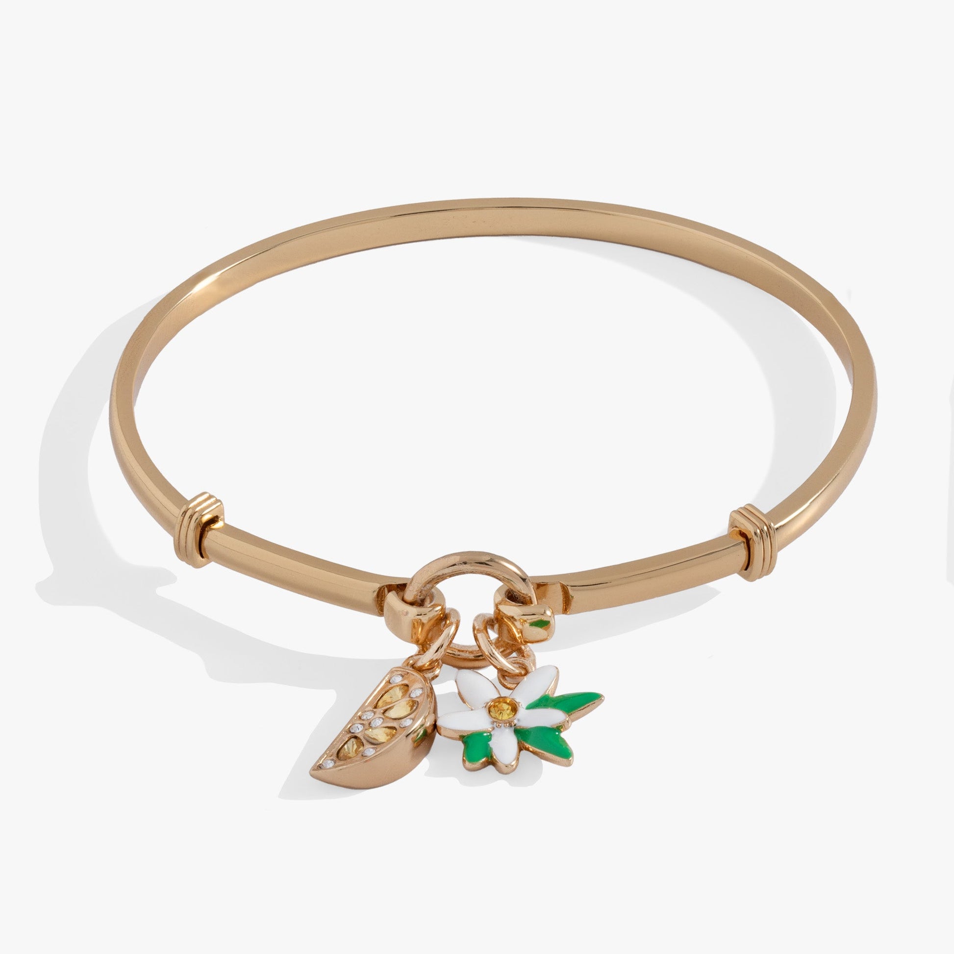 Lemon Tension Bangle Gold