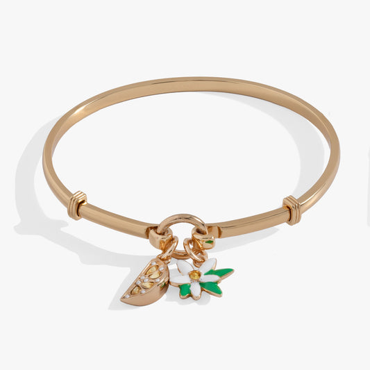 Lemon Tension Bangle Gold