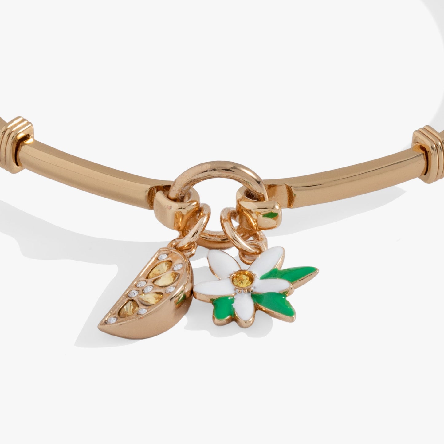 Lemon Tension Bangle Gold