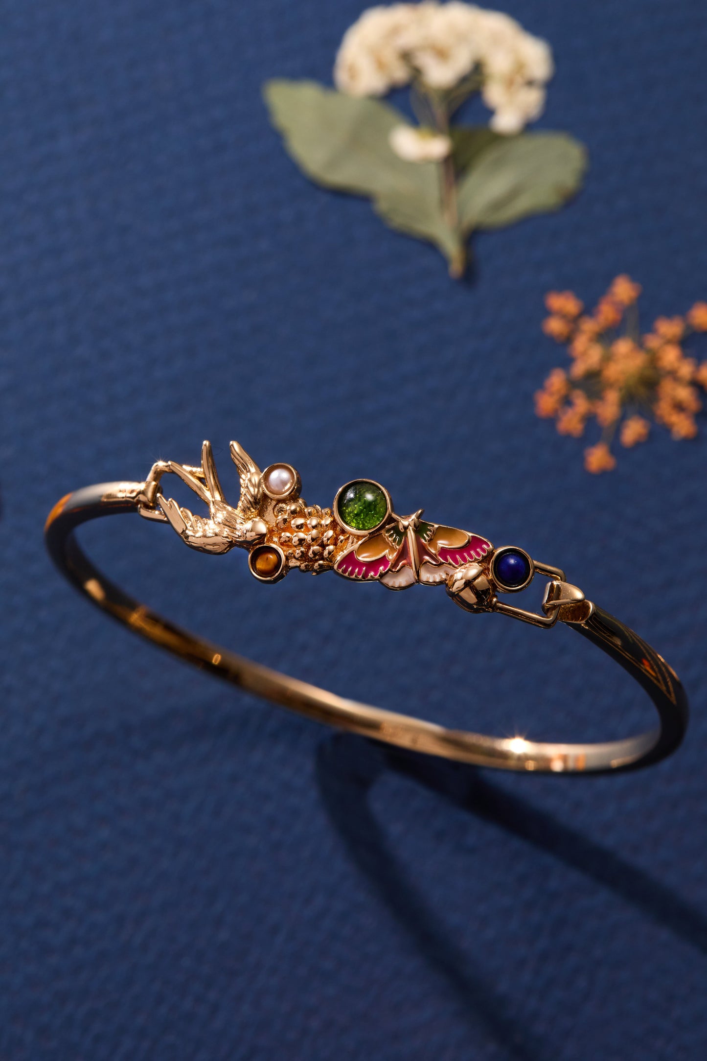 SOM - Mixed Woodland Tension Cuff Gold