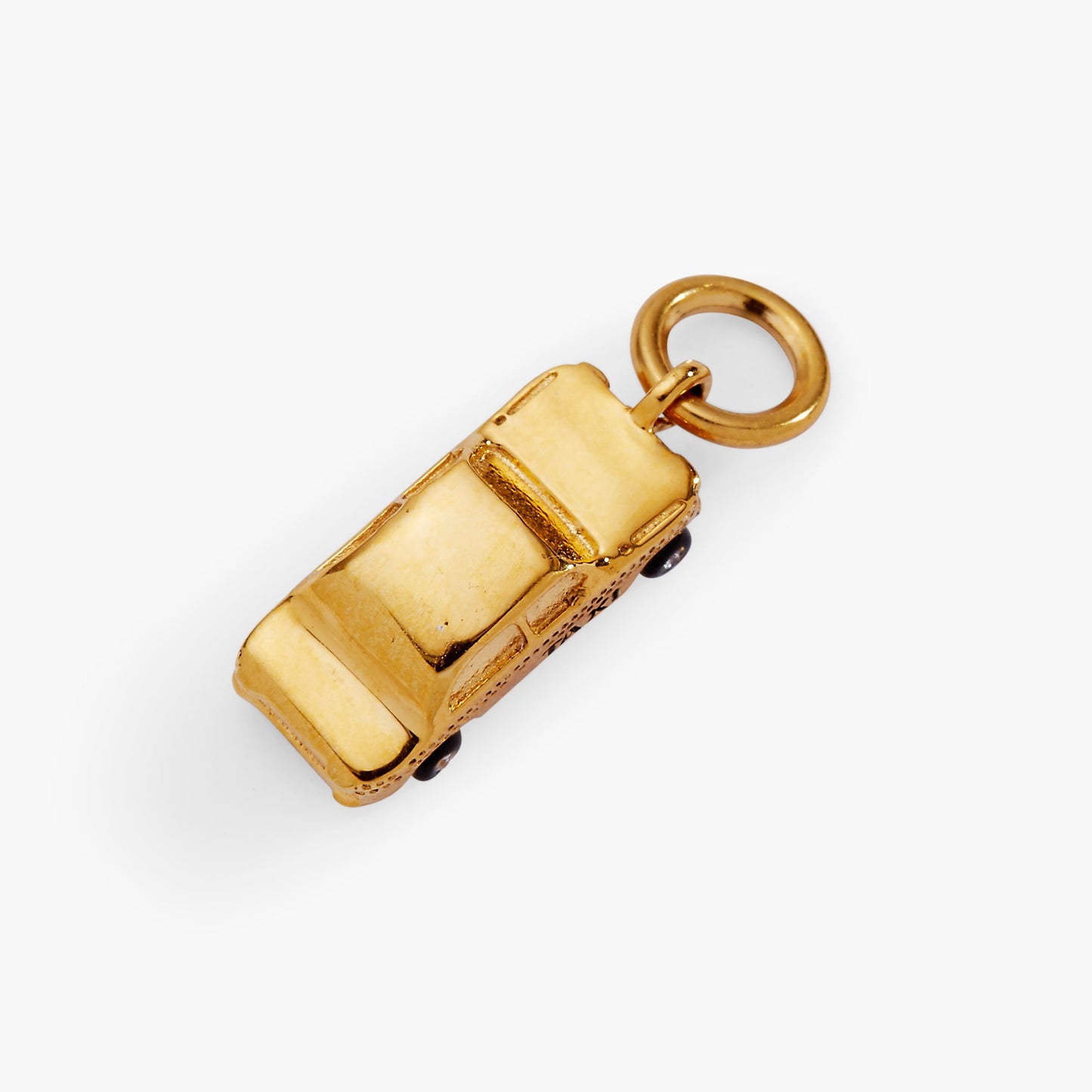Taxi Charm Stainless Steel Gold