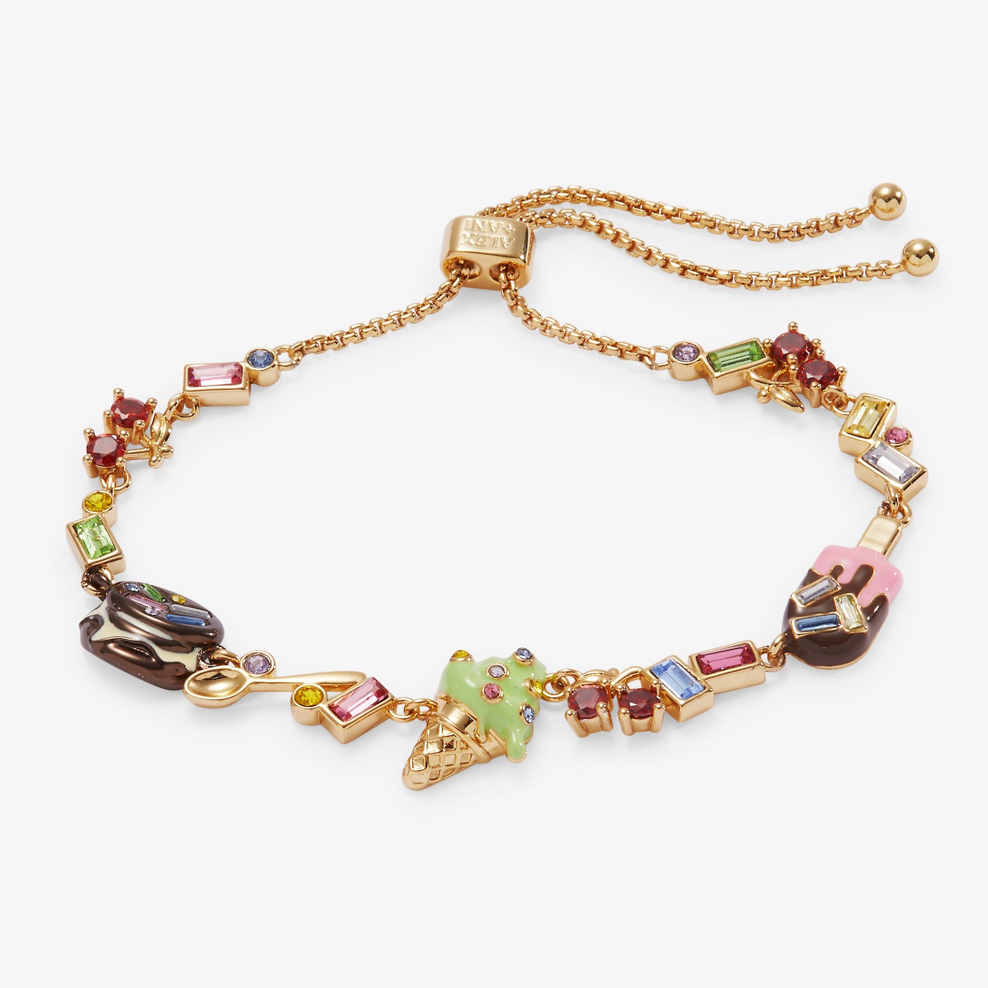 Ice Cream Bolo Bracelet Gold