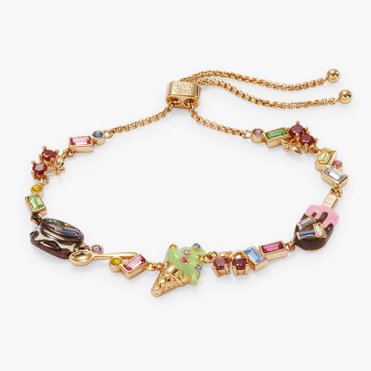 Ice Cream Bolo Bracelet Gold