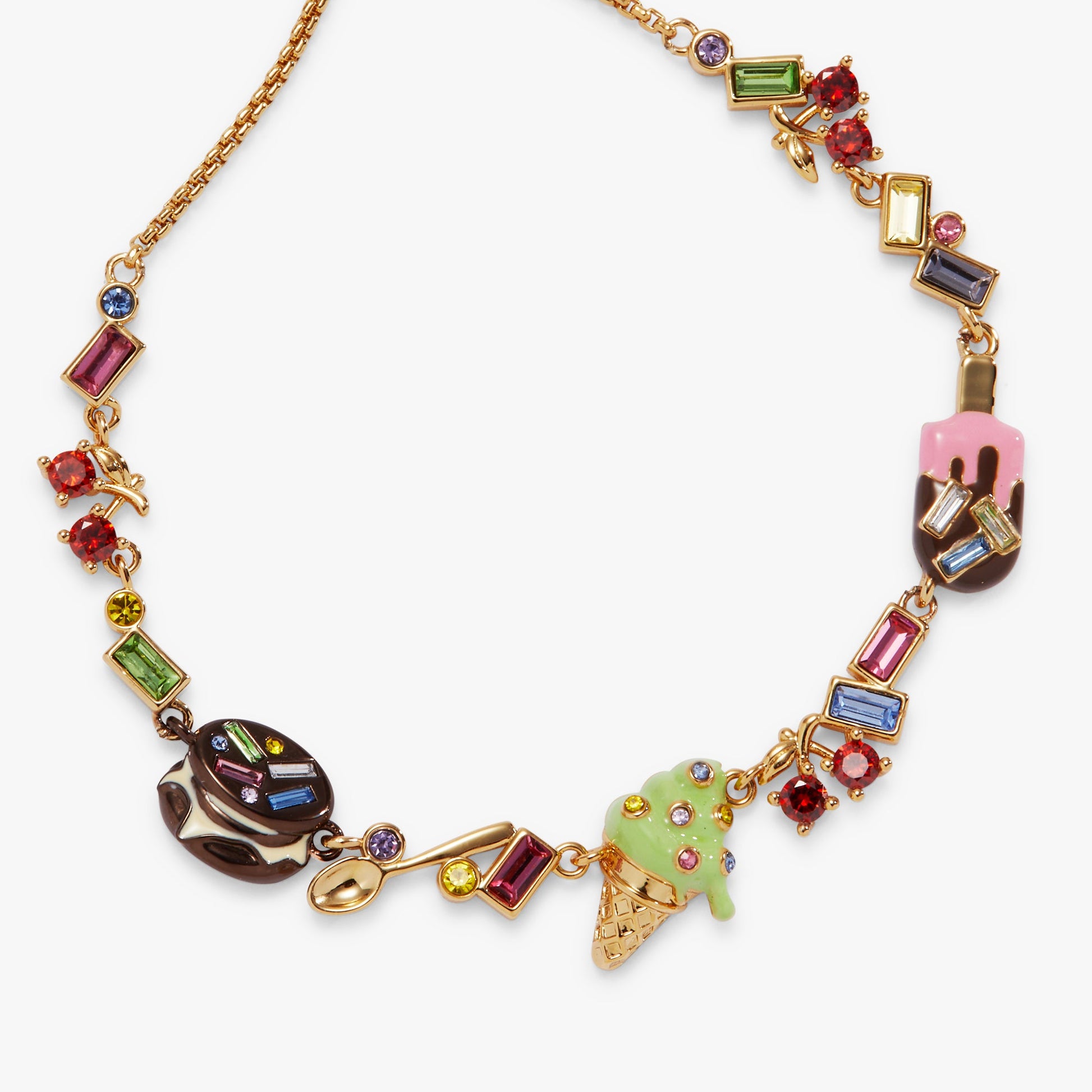 Ice Cream Bolo Bracelet Gold