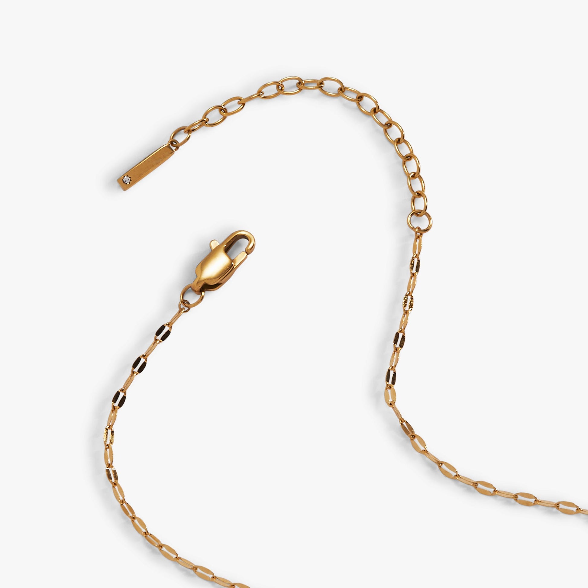 Sun Ray Necklace Stainless Steel Gold