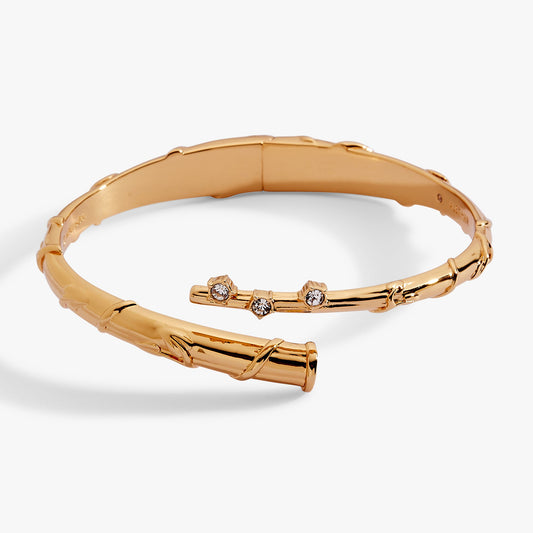 Harry Potter™ Hermione Wand Bypass Cuff Gold