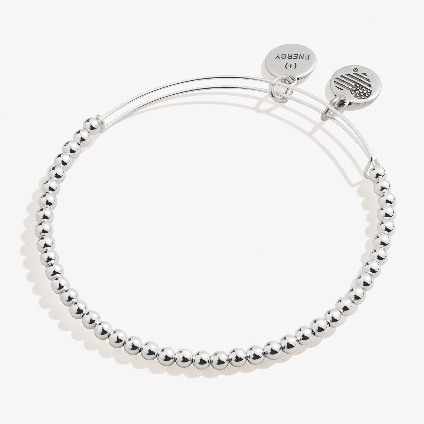 Dot Beaded Bracelet Silver
