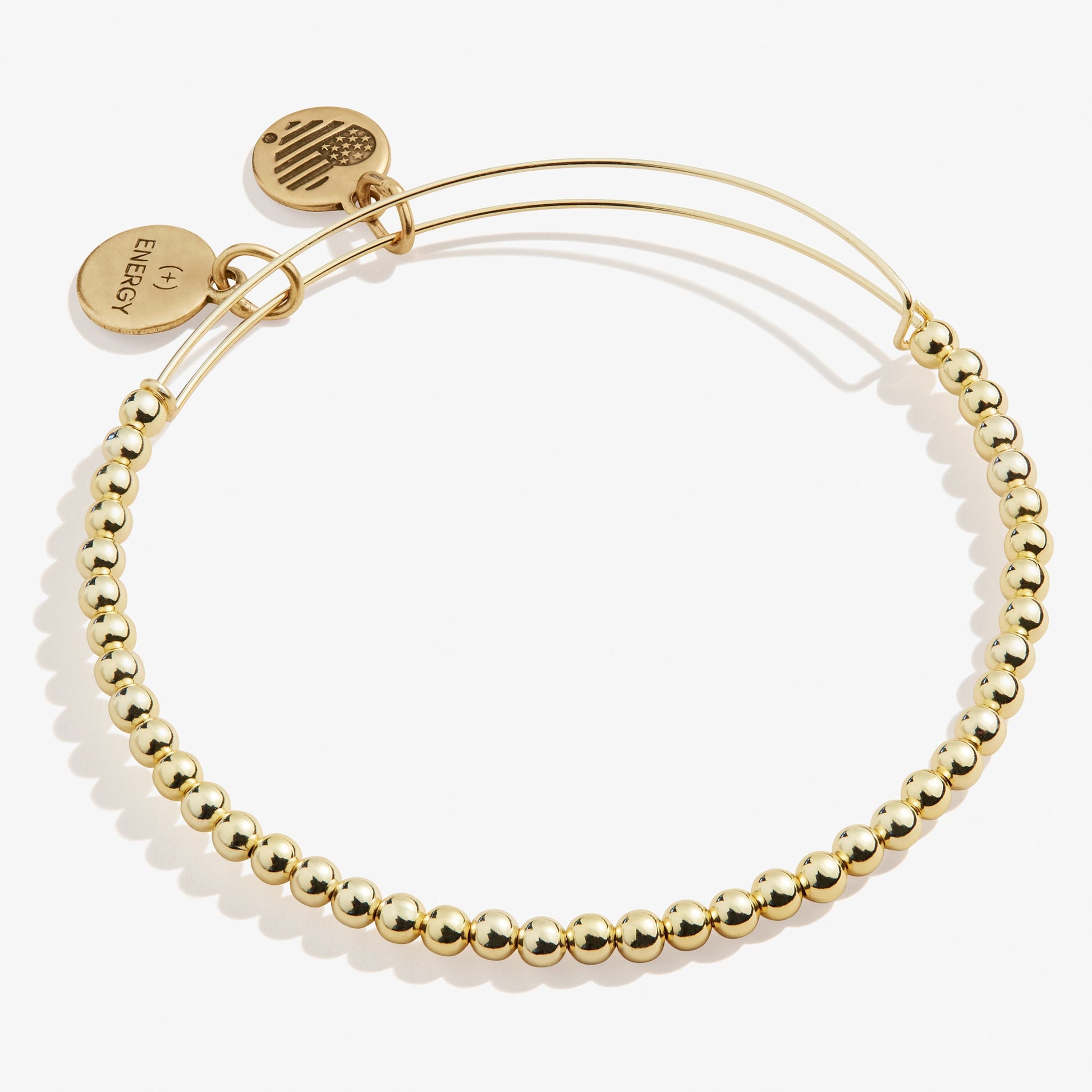 Dot Beaded Bracelet Silver