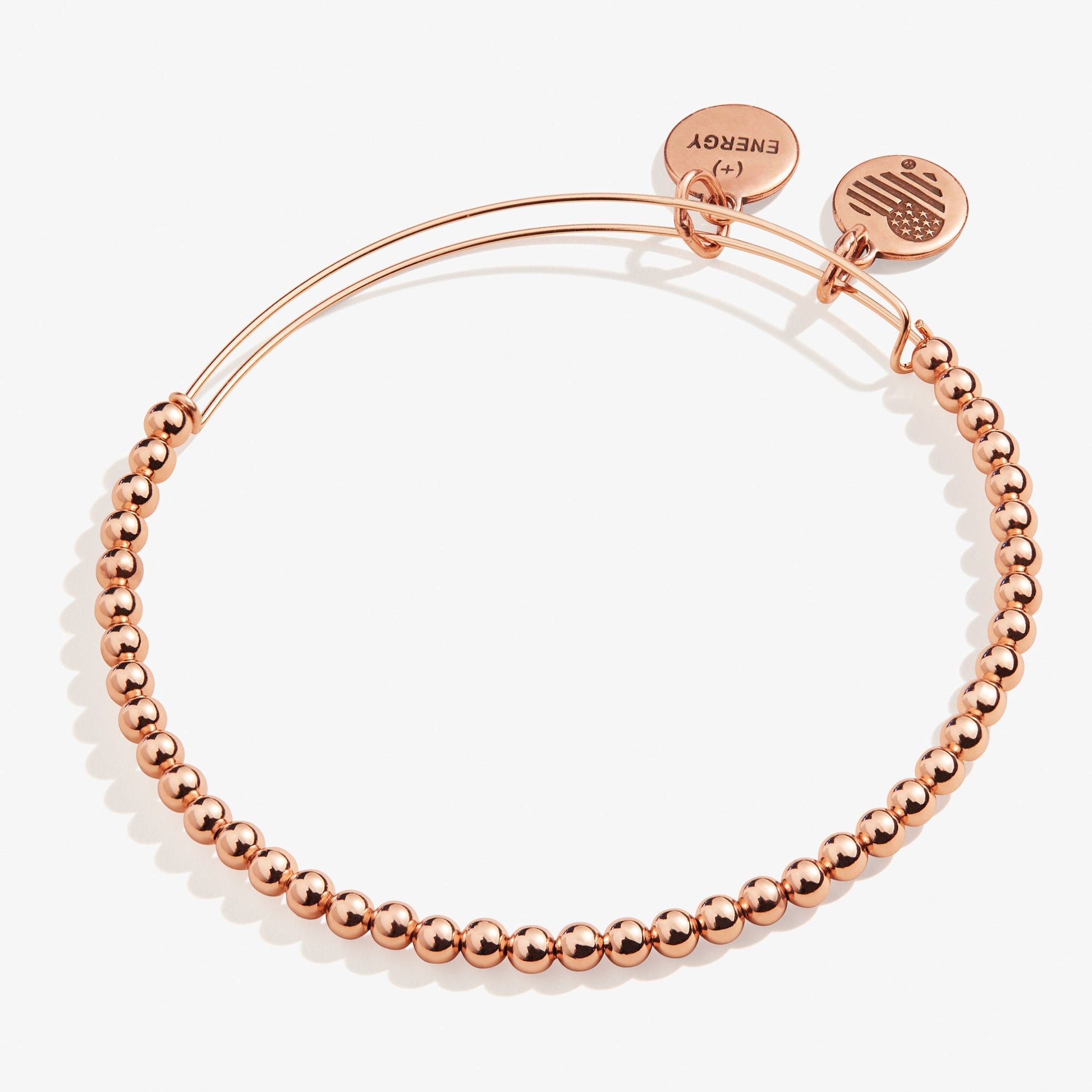 Dot Beaded Bracelet Silver