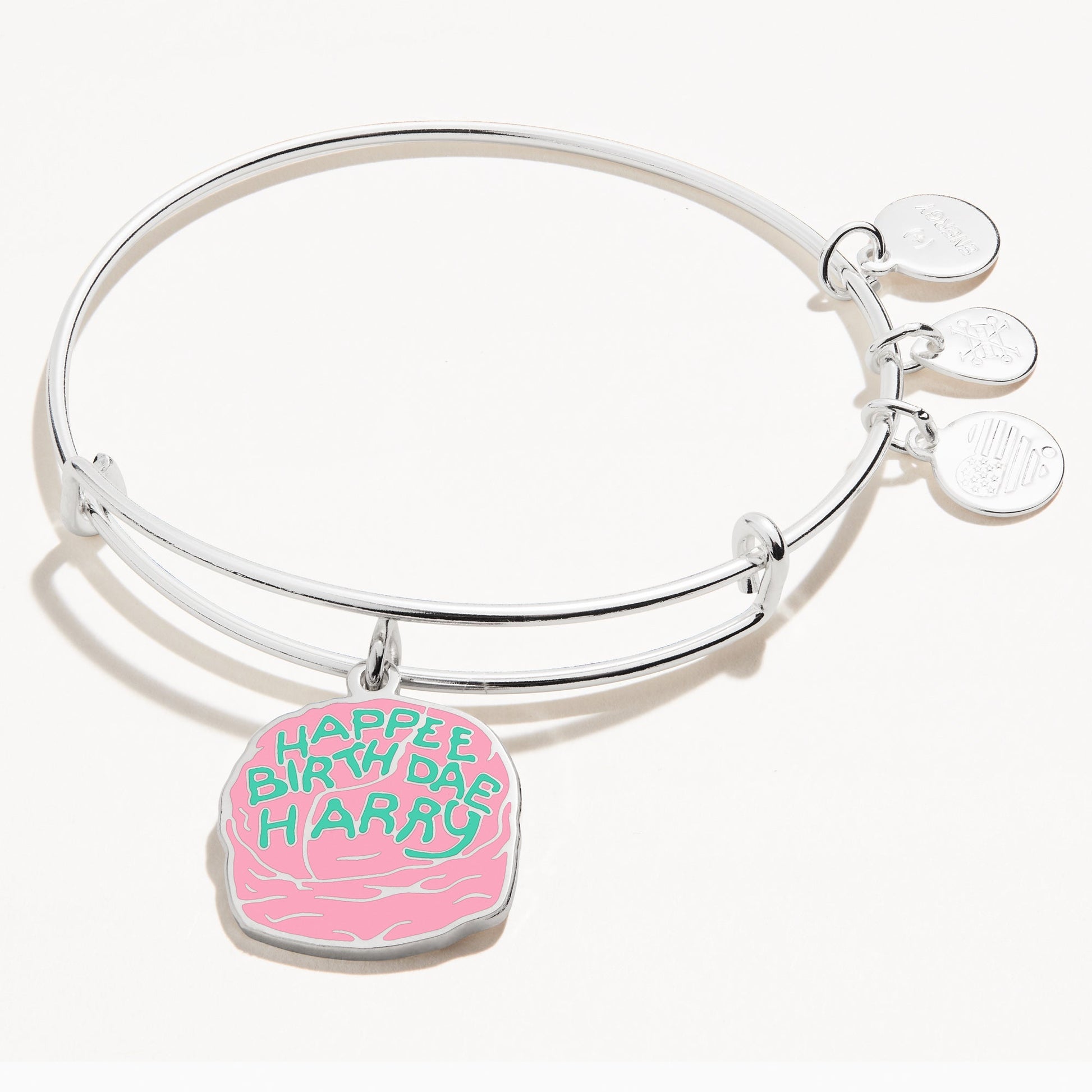 Harry Potter™ Celebrate Cake Charm Bangle Silver