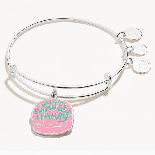 Harry Potter™ Celebrate Cake Charm Bangle Silver