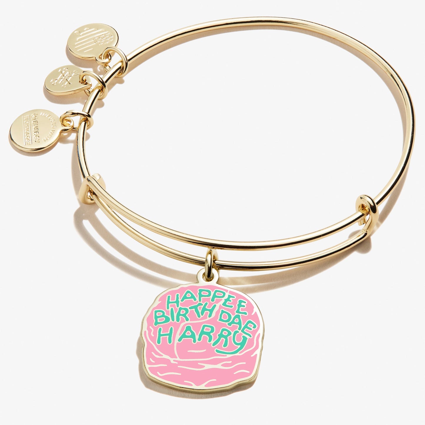 Harry Potter™ Celebrate Cake Charm Bangle Silver