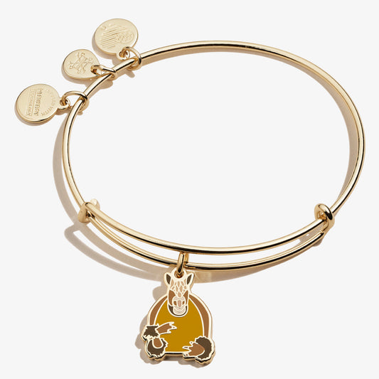 Friends Holiday Armadillo Charm Bangle - Alex and Ani Shiny Gold