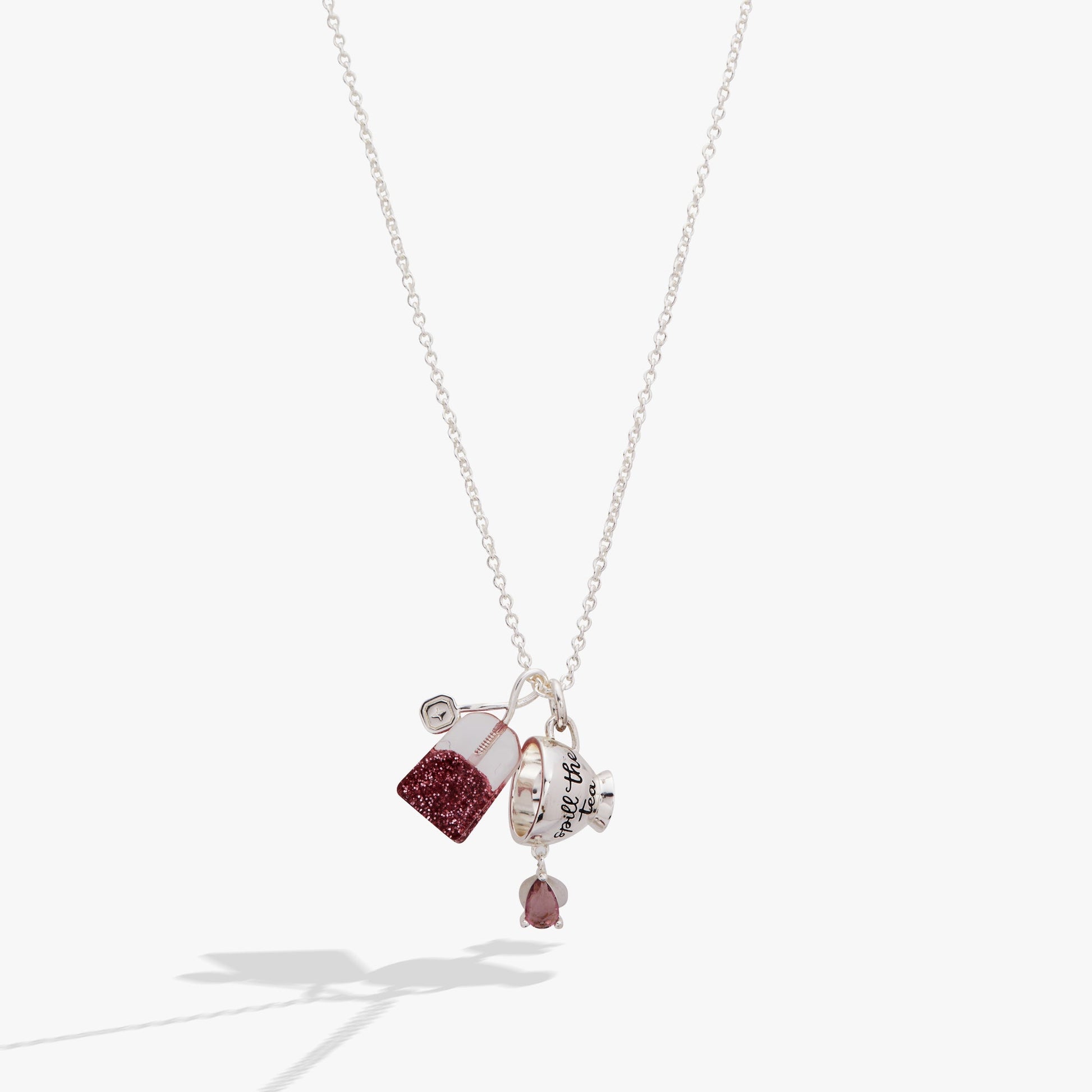 Spill the Tea Pendant Silver