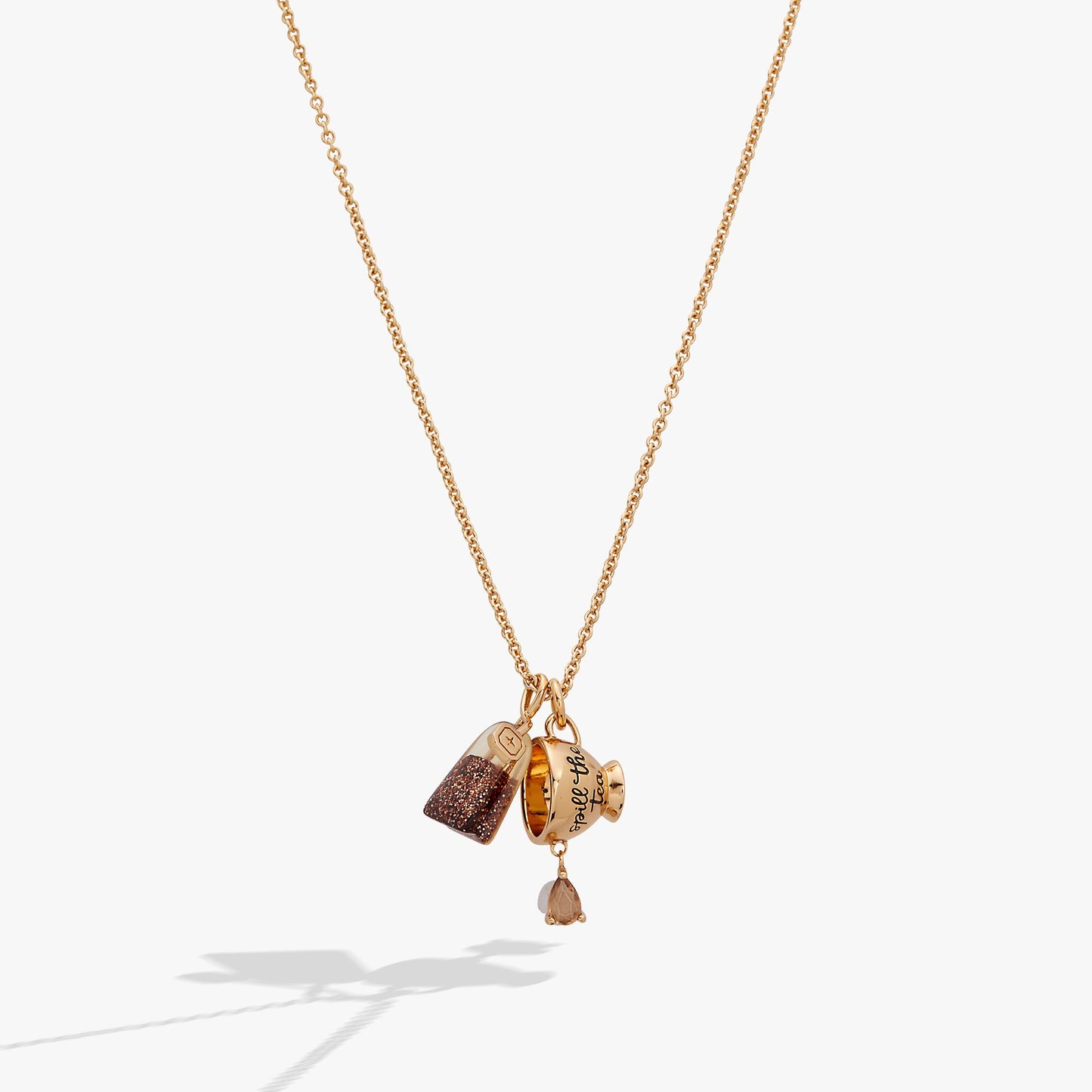 Spill the Tea Pendant Silver