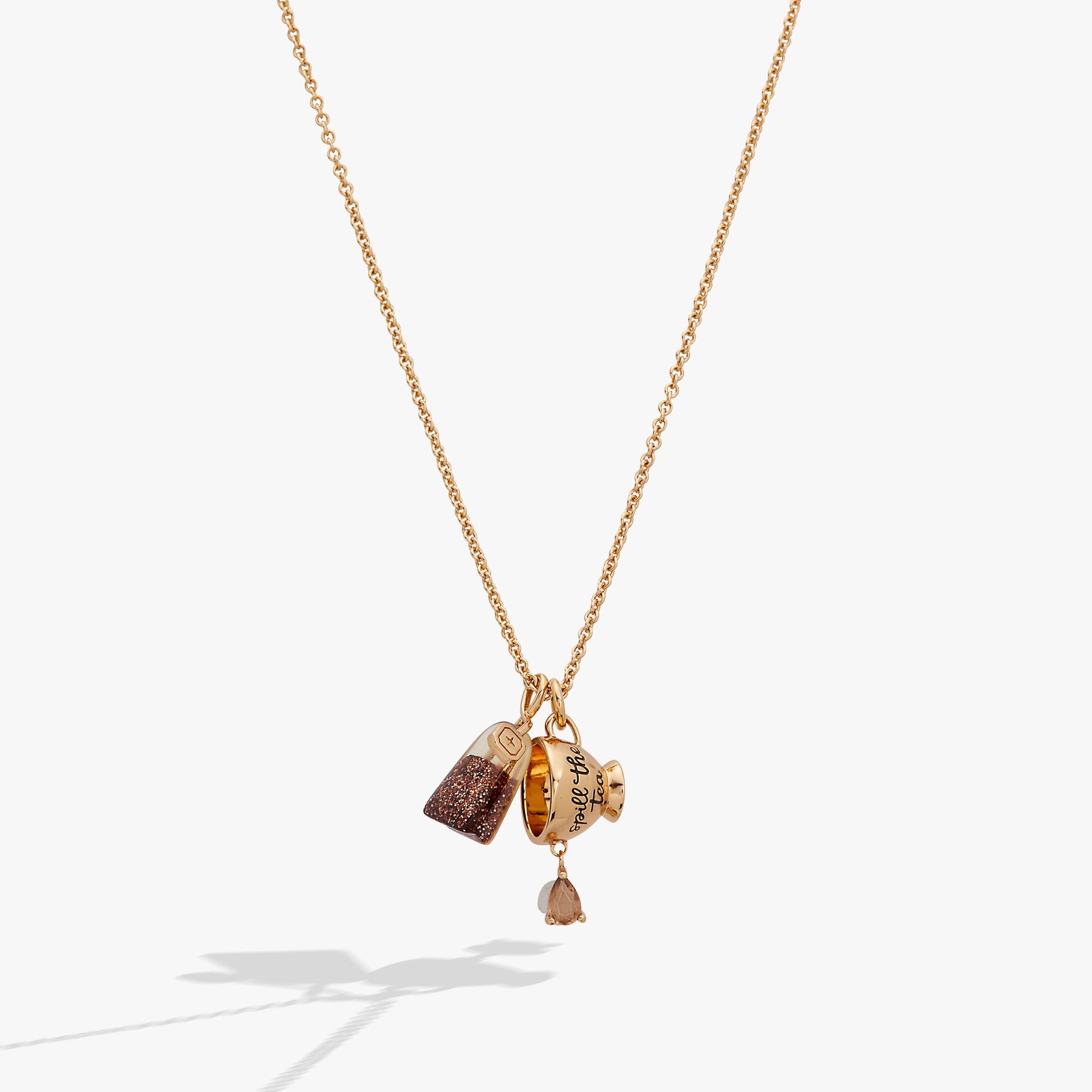 Spill the Tea Pendant Silver