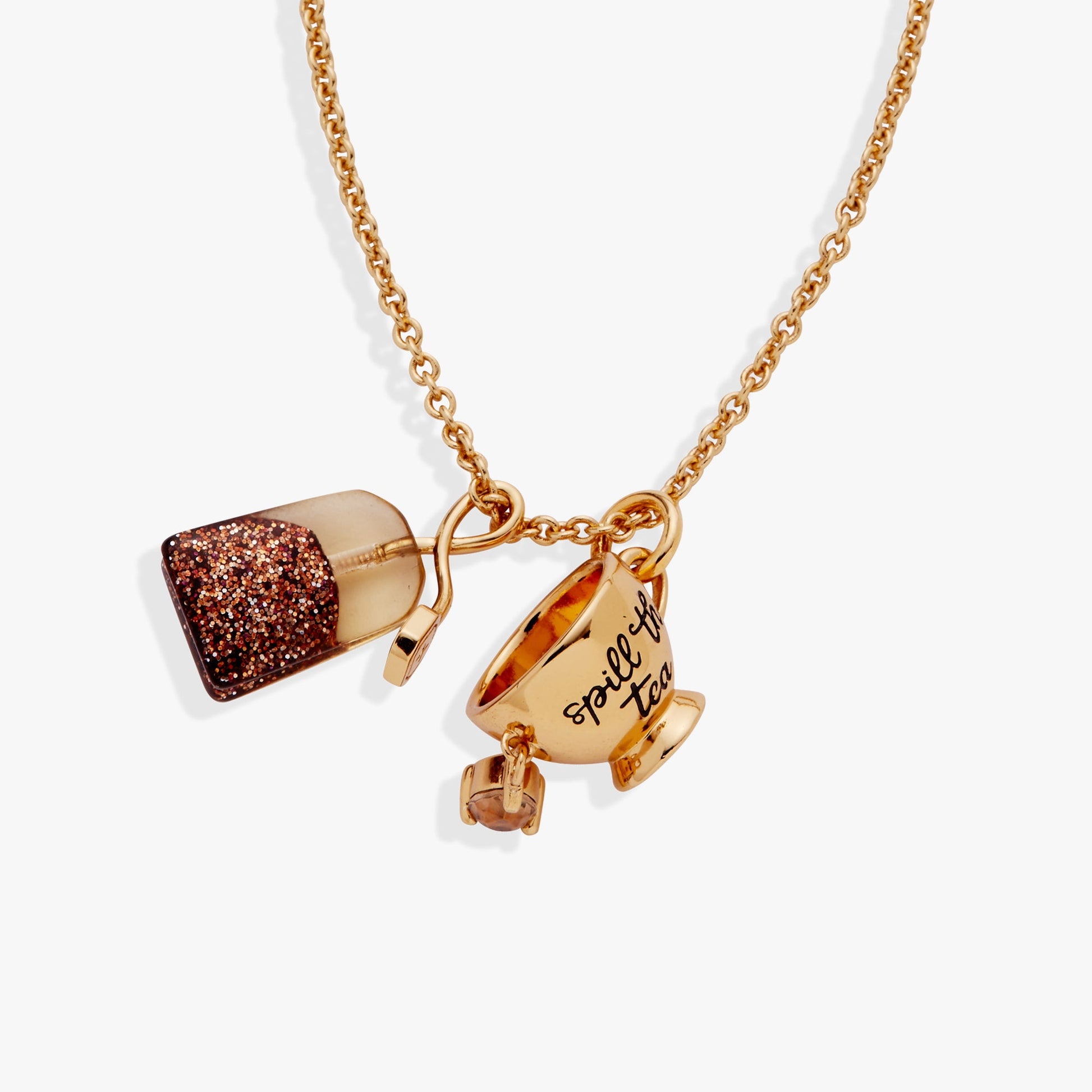 Spill the Tea Pendant Silver