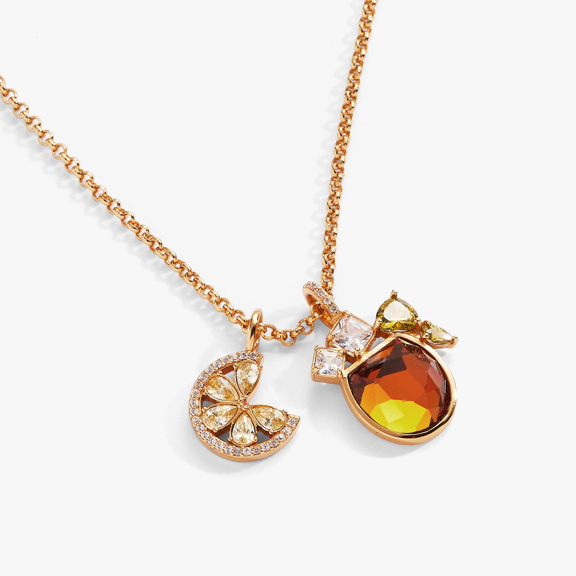 Spritz O Clock Necklace Gold