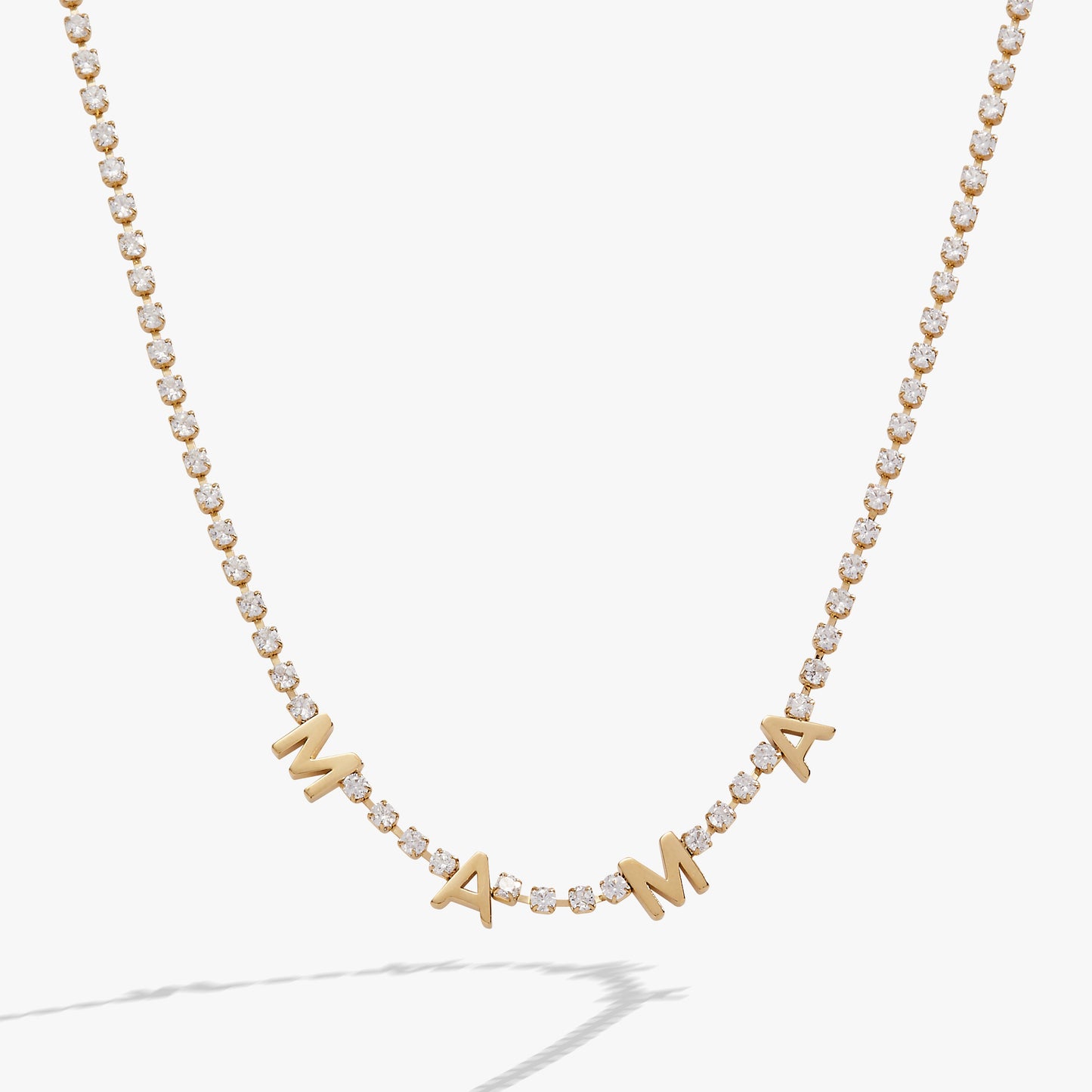 Mama Tennis Stainless Steel Gold