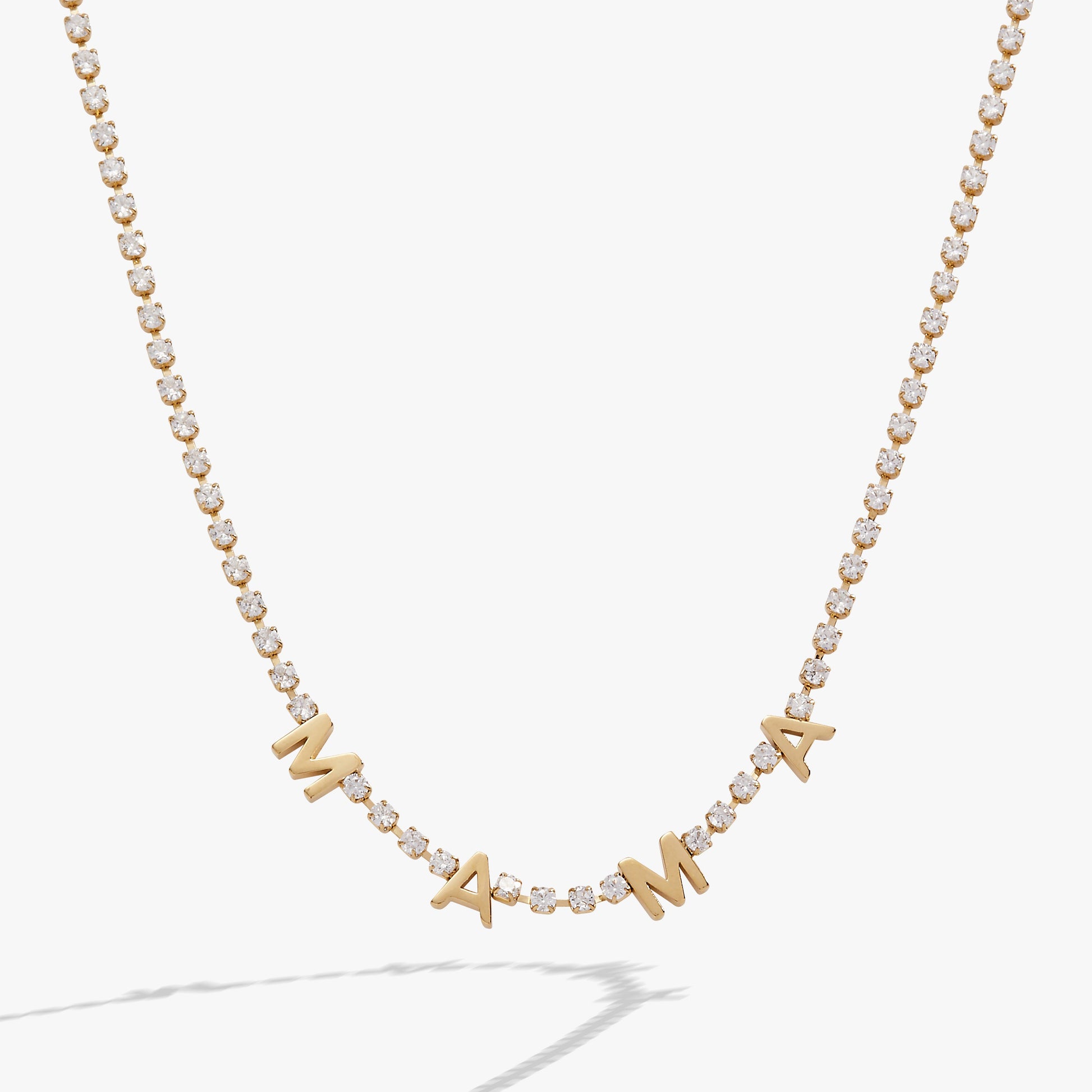 Mama Tennis Stainless Steel Gold