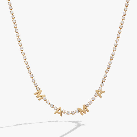 Mama Tennis Stainless Steel Gold