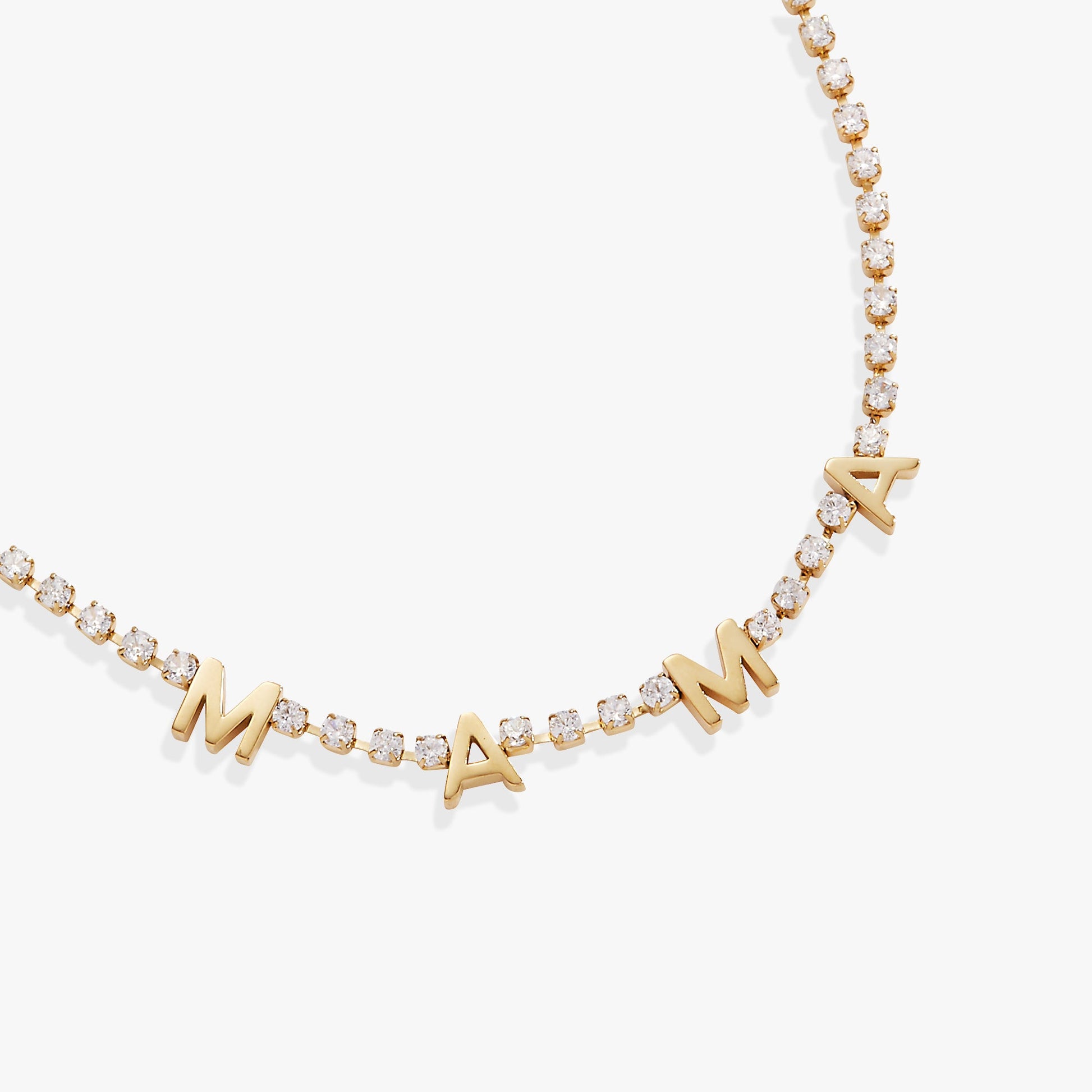 Mama Tennis Stainless Steel Gold