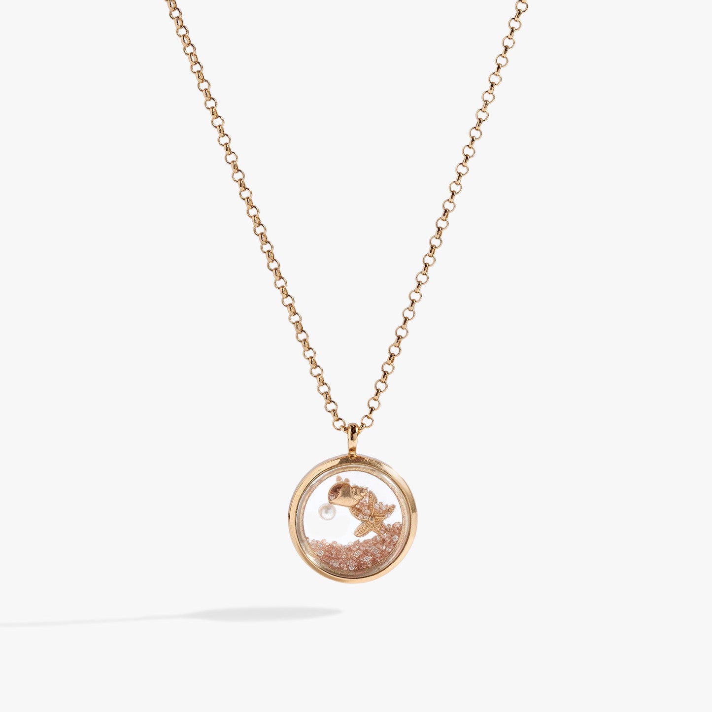 Seaside Shaker Adjustable Necklace Gold