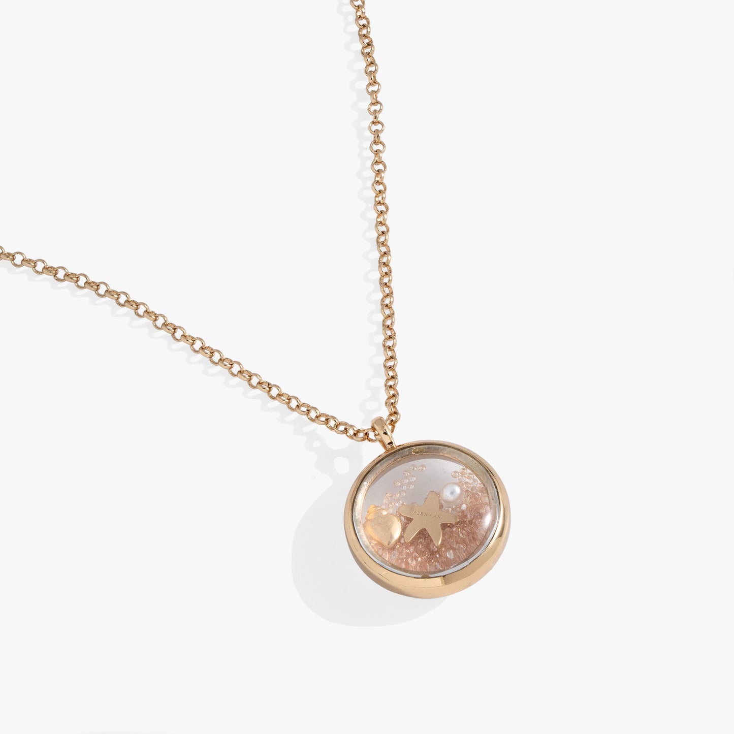 Seaside Shaker Adjustable Necklace Gold