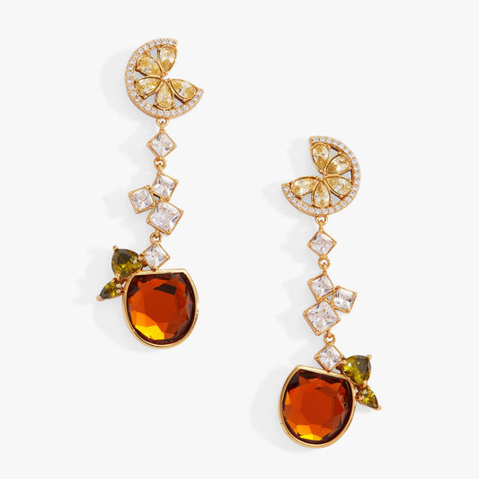 Spritz O Clock Statement Earring Gold