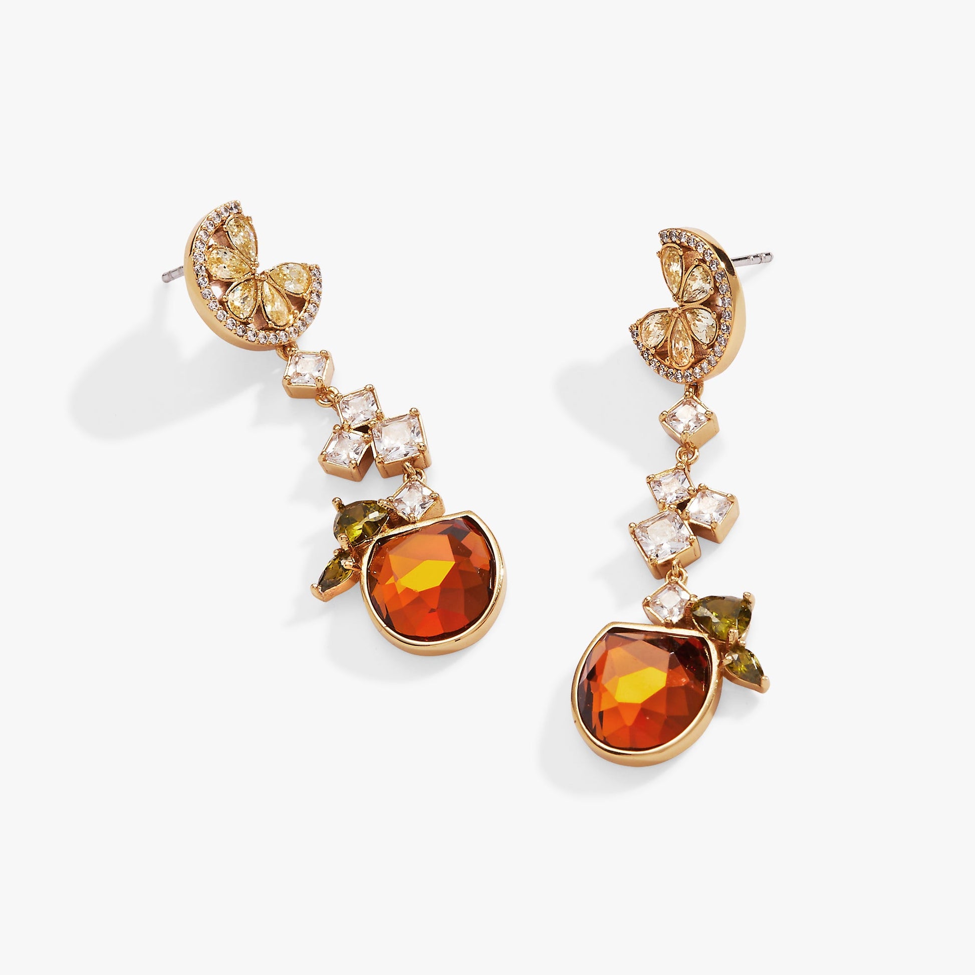 Spritz O Clock Statement Earring Gold