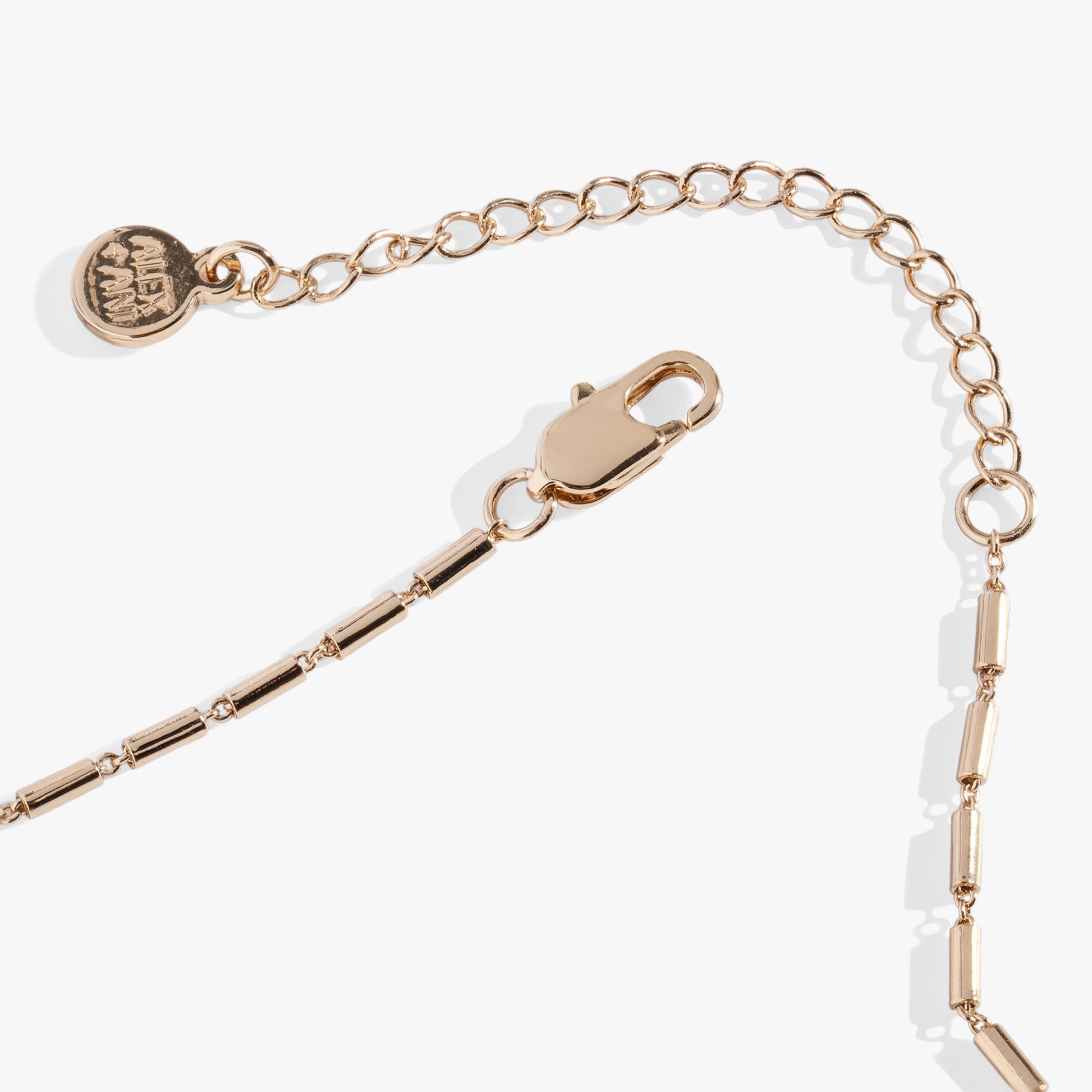 Festive Sparkle Inline Pendant Necklace Gold