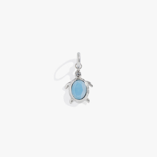 Sea Turtle Interchangeable Charm Stainless Steel Silver
