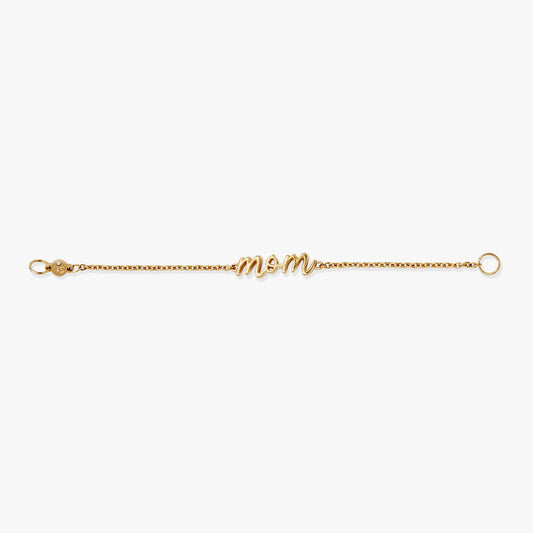 “Mom” Strand Stainless Steel Gold