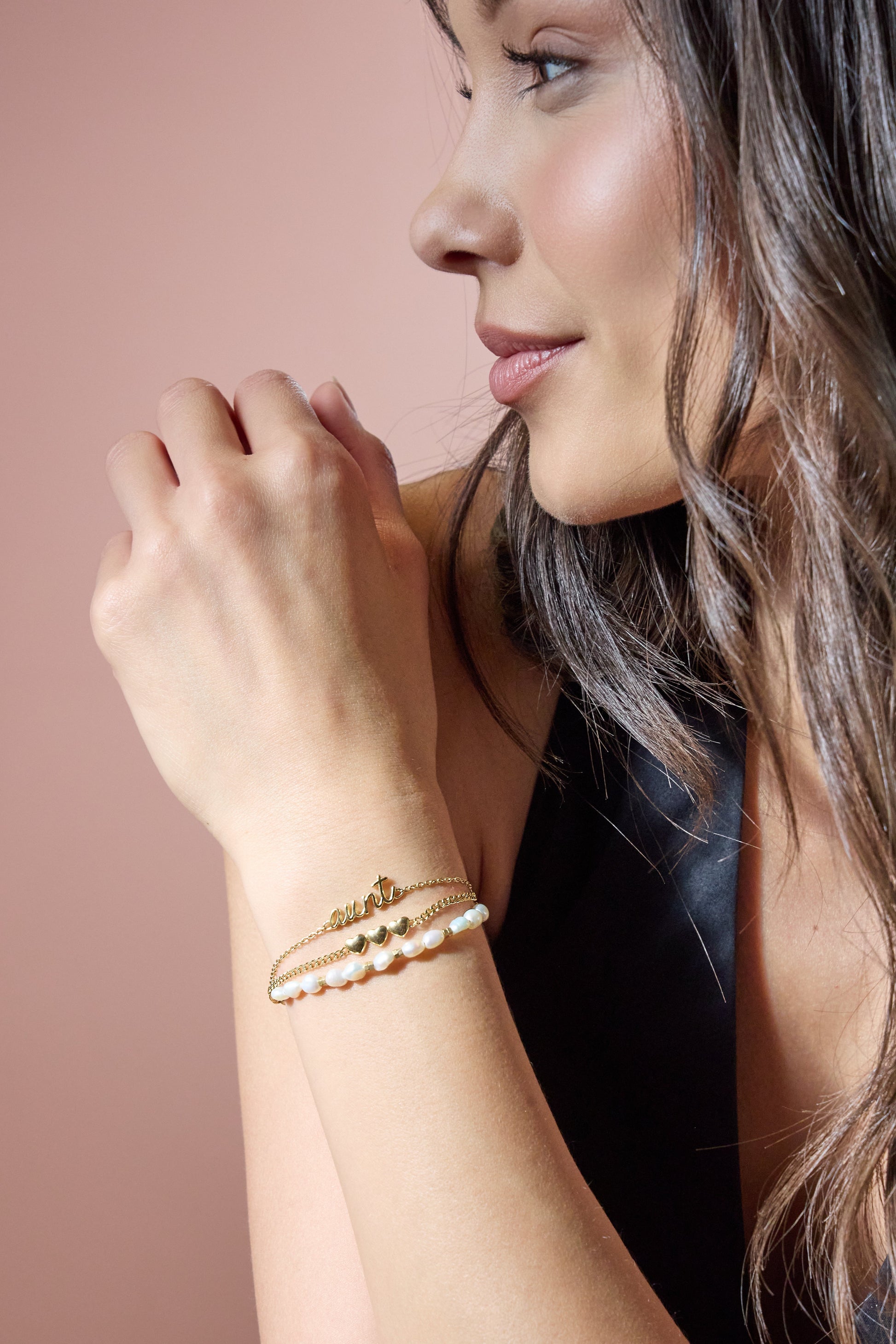 “Aunt” Strand Stainless Steel Gold