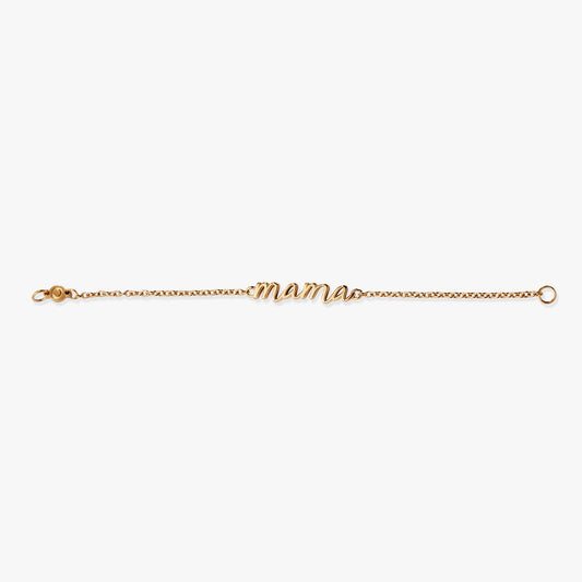 “Mama” Strand Stainless Steel Gold