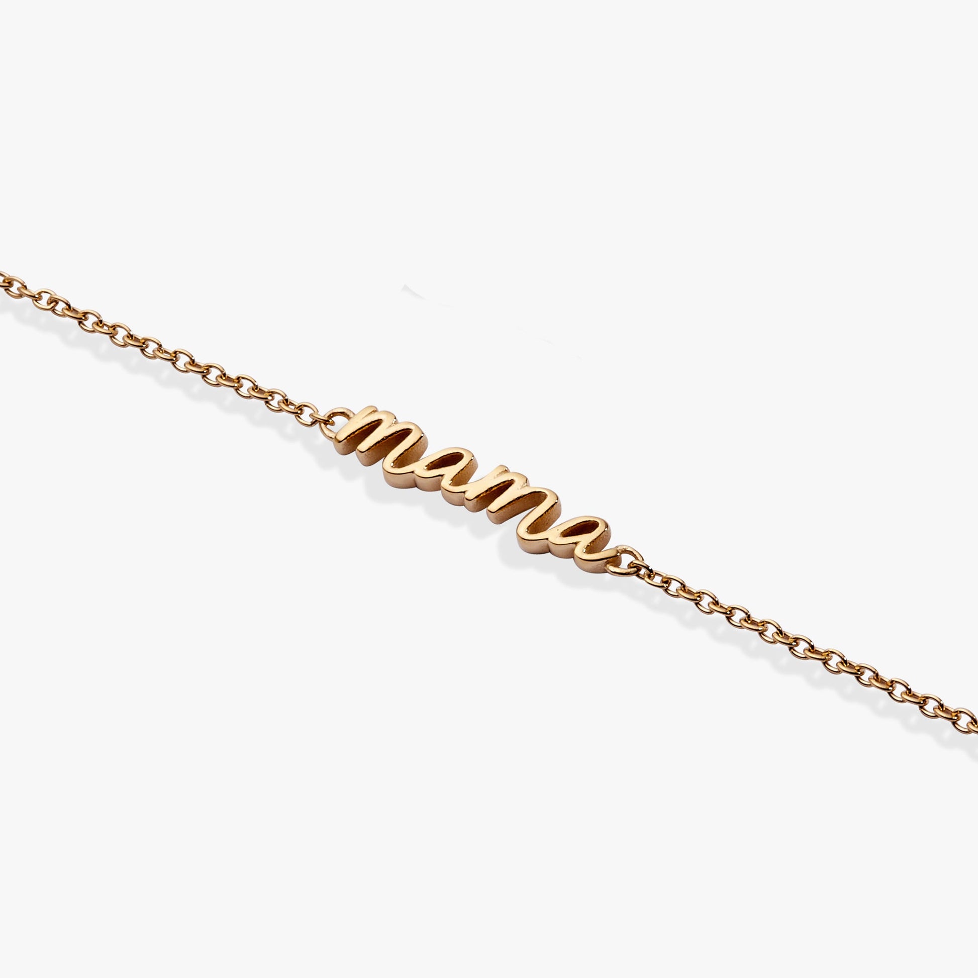 “Mama” Strand Stainless Steel Gold
