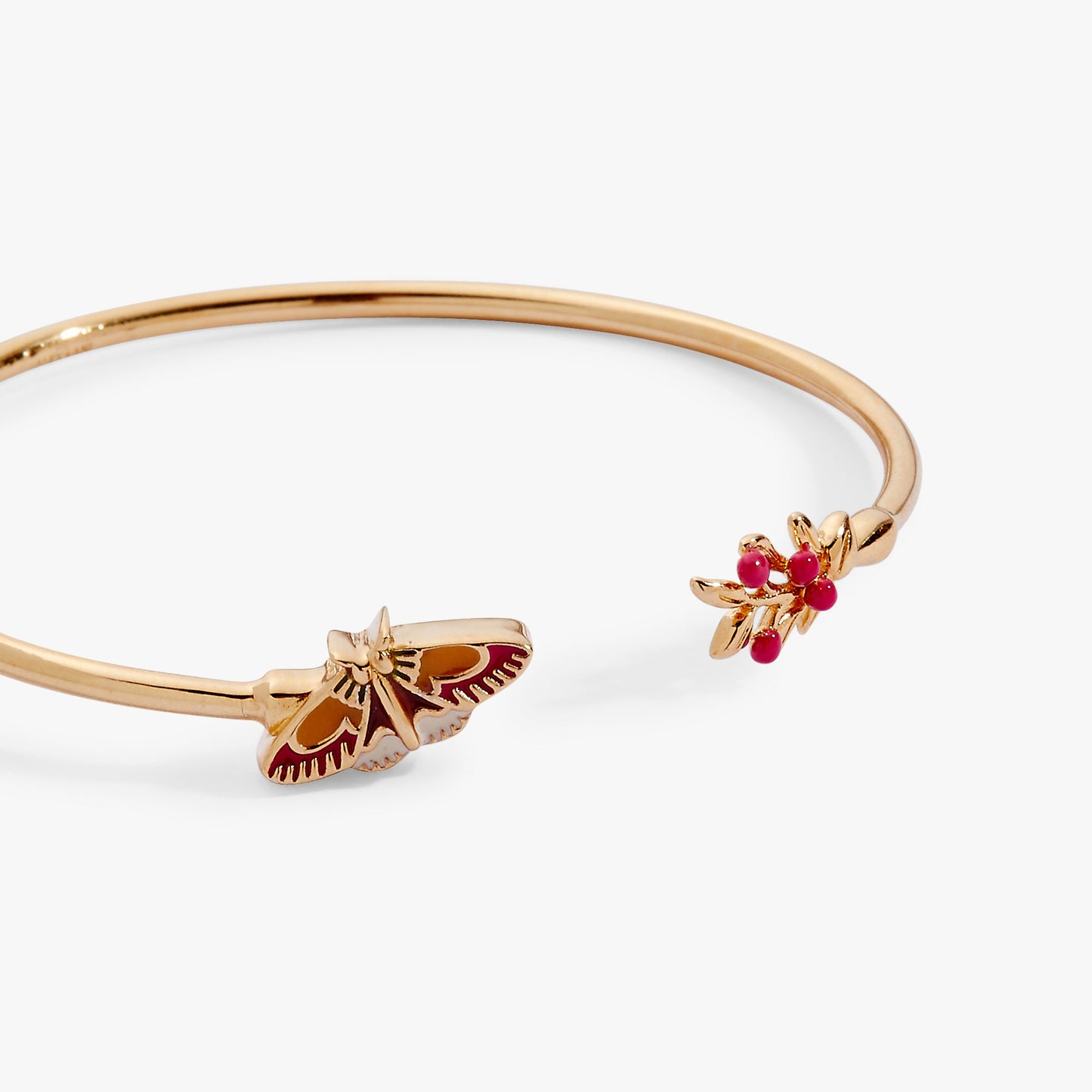 Woodland Moth Flex Cuff Gold
